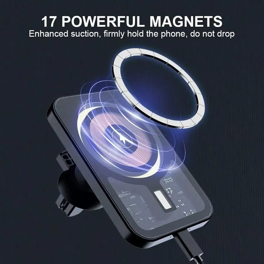 Fast Charging Magnetic Wireless Car Charger Fast Charging Magnetic Wireless Car Charger