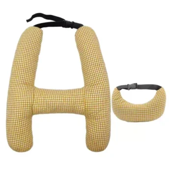 Comfort Kid & Adult Car Seat Neck Support Pillow – H-Shape Travel Cushion for Safe, Cozy Journeys