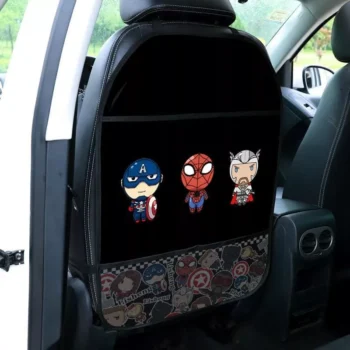 Kids’ Car Seat Protector with Multi-Function Pockets