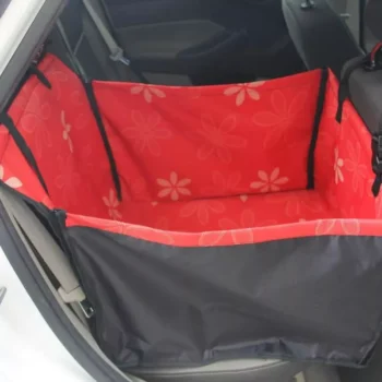 Deluxe Waterproof Dog Car Seat Cover & Hammock with Safety Belt