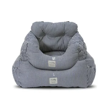 Luxury Striped Portable Pet Car Seat
