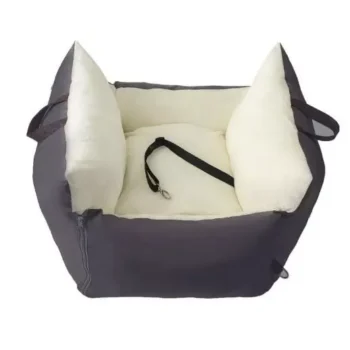 Luxury Nonslip Dog Car Seat – Safety Booster Cushion Carrier with Seat Belt