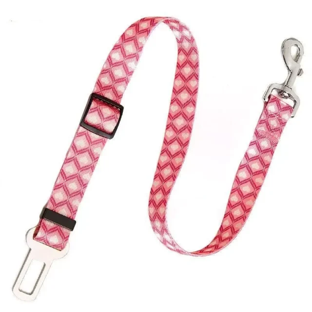 Adjustable Fashionable Pet Car Safety Seat Belt – Durable Dog Harness and Leash