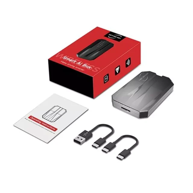 4-in-1 Wireless CarPlay Box with Android 11 & Streaming Capabilities