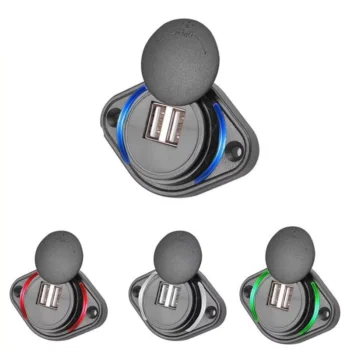 Dual Ports Car Charger Adapter 5V 3.1A Waterproof