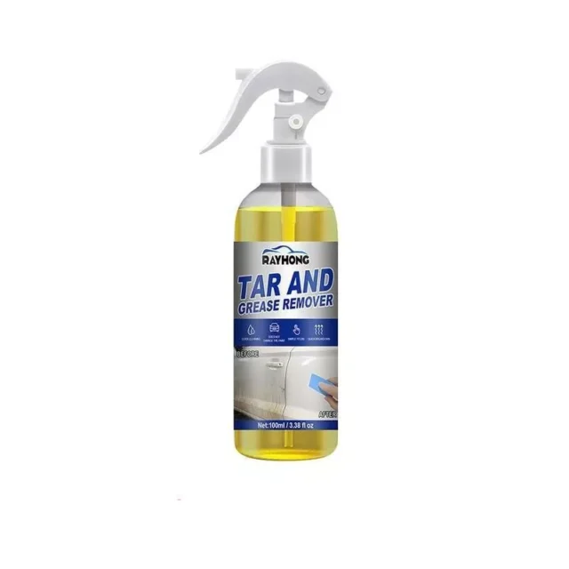 Car Oil, Tar, & Grease Remover Spray – 100ml Solvent-Based Formula