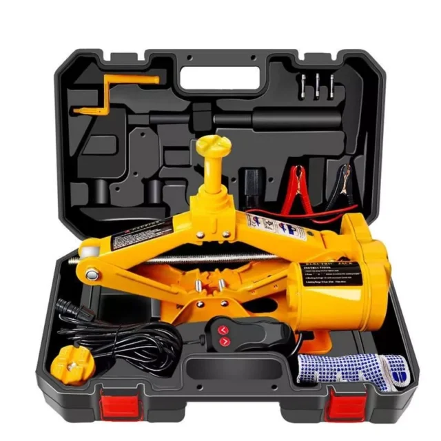 12V DC Electric Car Floor Jack – 3 Ton Lifting Power for SUVs & Cars