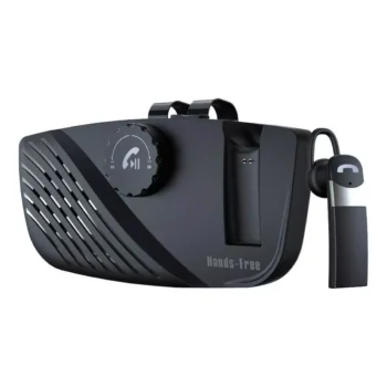 2-in-1 Speakerphone Car Kit with Earphone Sun Visor