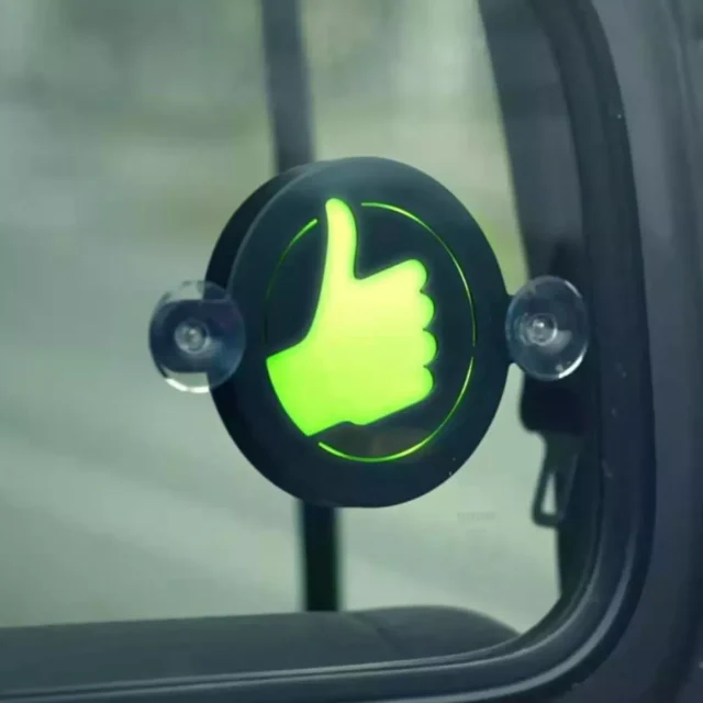 Remote-Controlled Car Thumbs Up Thank You Light for Rear Window