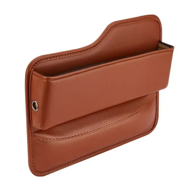 Luxury PU Leather Car Seat Gap Organizer – Model B2418
