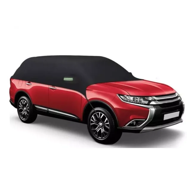 Universal Half Car Cover – Waterproof, UV & Dust Resistant Vehicle Protector