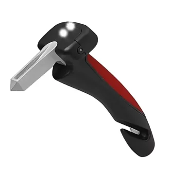 3-in-1 Car Door Assist Handle with Safety Features: Mobility Aid, Seatbelt Cutter, Window Breaker