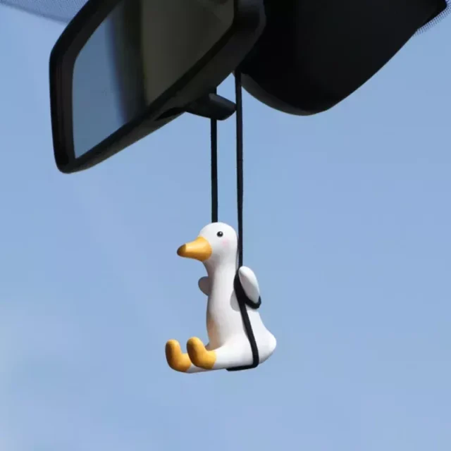 Anime Swing Duck Car Pendant