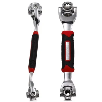8-in-1 Multifunctional Rotating Socket Wrench – Universal, Non-Slip Grip Tool
