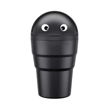 Universal Mini Car Trash Can with Swing Lid – Leakproof & Compact Auto Organizer Storage Bin
