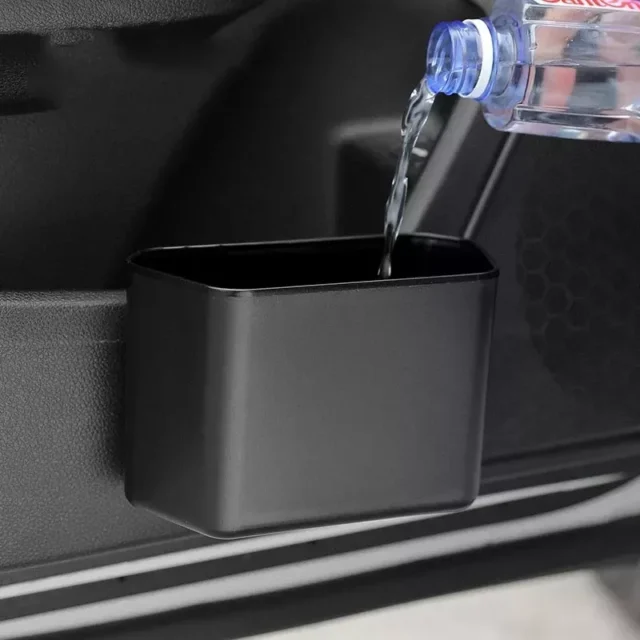 Compact Pressing Car Trash Bin