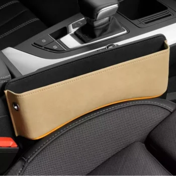 Luxe Suede Car Seat Gap Organizer & Side Pocket