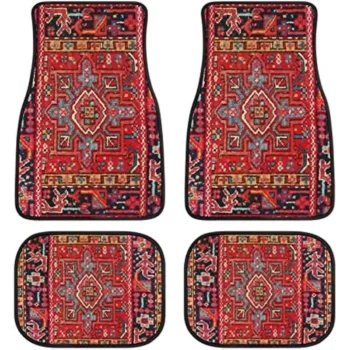 Persian Rug-Style Car Floor Mats – A Set of 4