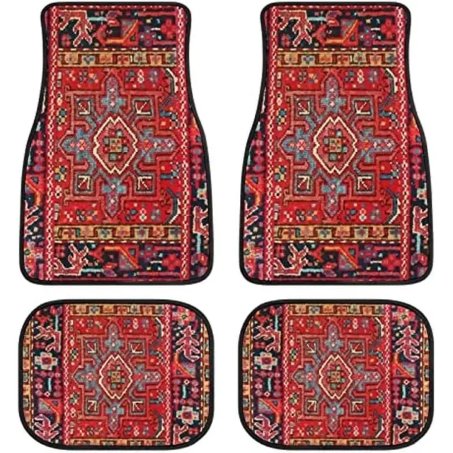 Persian Rug-Style Car Floor Mats – A Set of 4