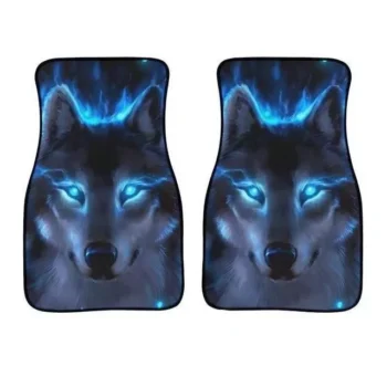 Universal Blue Wolf Car Floor Mats
