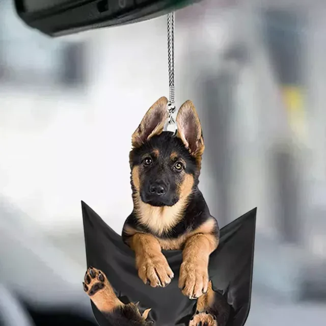 Mini Puppy Car Pendant